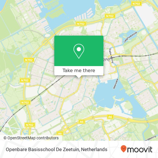 Openbare Basisschool De Zeetuin kaart