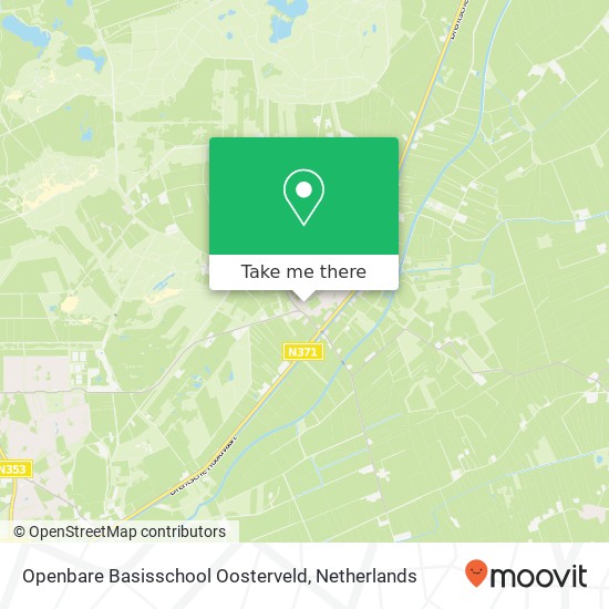 Openbare Basisschool Oosterveld kaart