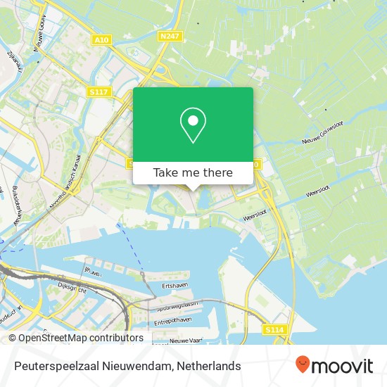 Peuterspeelzaal Nieuwendam kaart