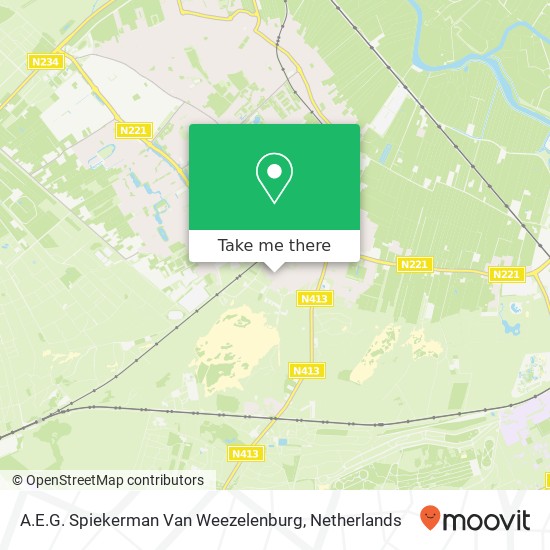 A.E.G. Spiekerman Van Weezelenburg kaart