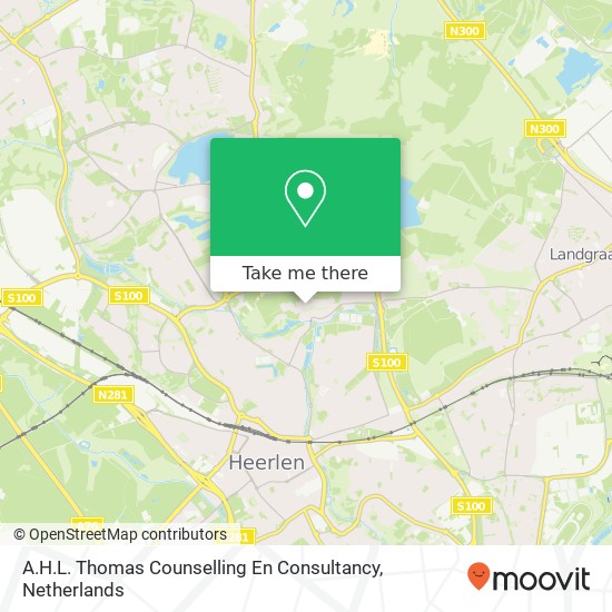 A.H.L. Thomas Counselling En Consultancy kaart