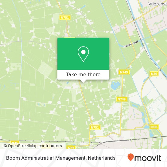 Boom Administratief Management kaart