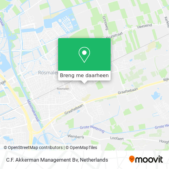 C.F. Akkerman Management Bv kaart