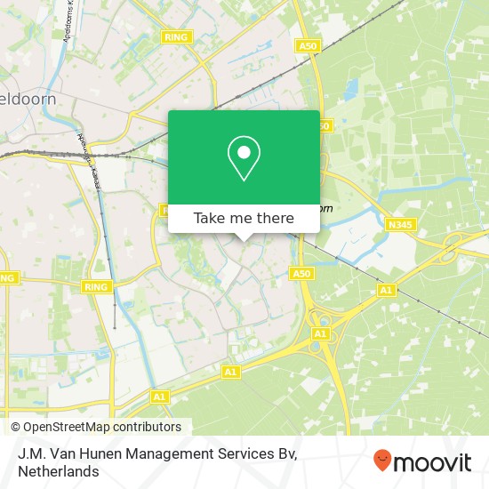 J.M. Van Hunen Management Services Bv kaart