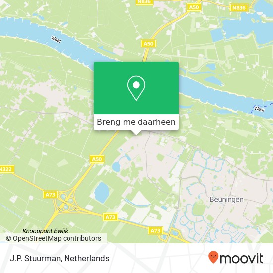 J.P. Stuurman kaart