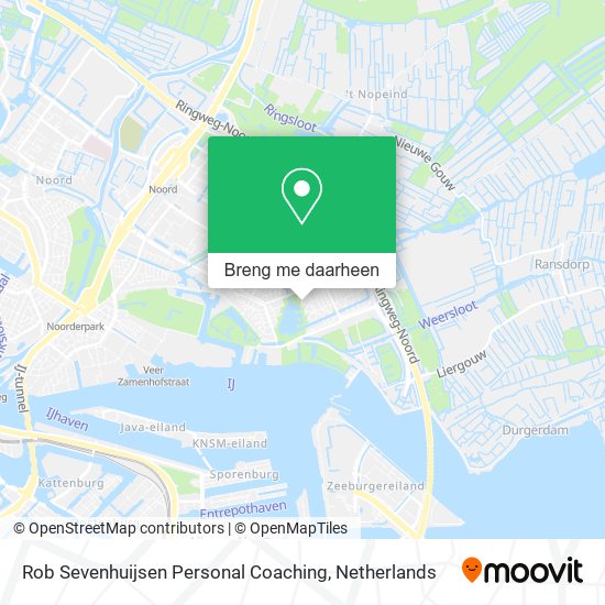 Rob Sevenhuijsen Personal Coaching kaart