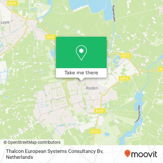 Thalcon European Systems Consultancy Bv kaart