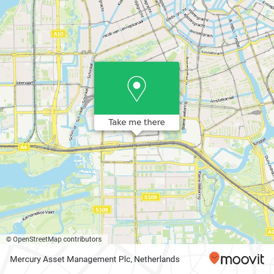 Mercury Asset Management Plc kaart