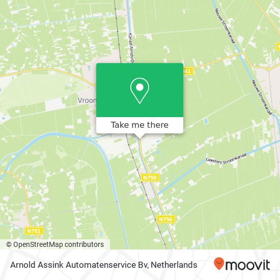 Arnold Assink Automatenservice Bv kaart