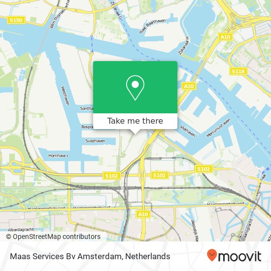Maas Services Bv Amsterdam kaart