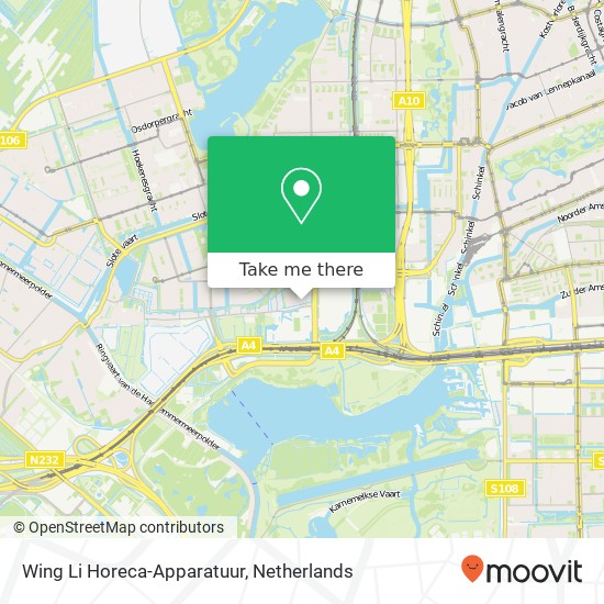 Wing Li Horeca-Apparatuur kaart