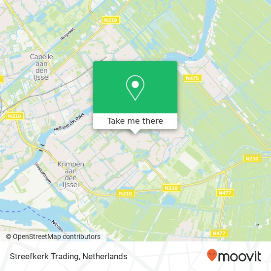 Streefkerk Trading kaart