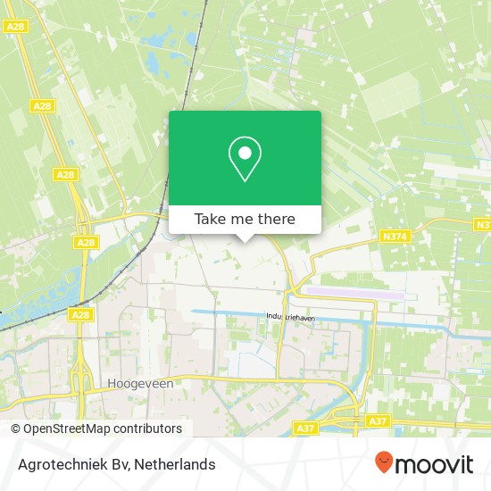 Agrotechniek Bv kaart