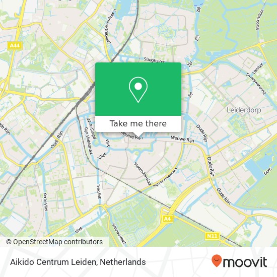 Aikido Centrum Leiden kaart
