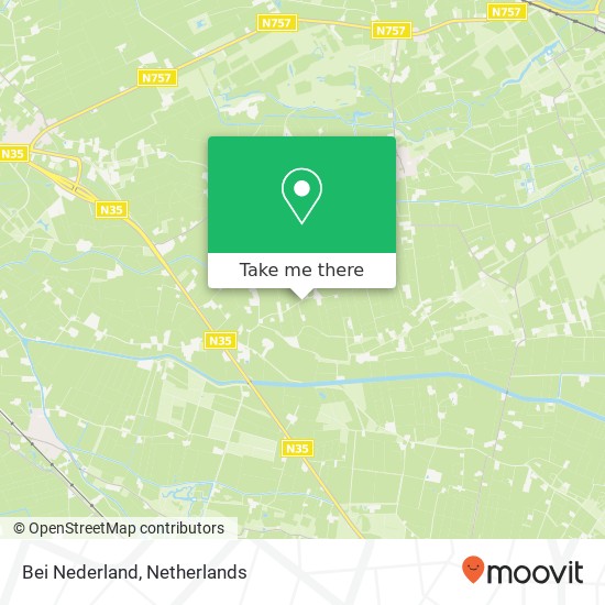 Bei Nederland kaart