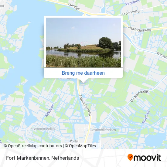 Fort Markenbinnen kaart