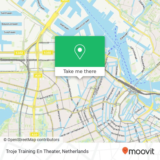 Troje Training En Theater kaart