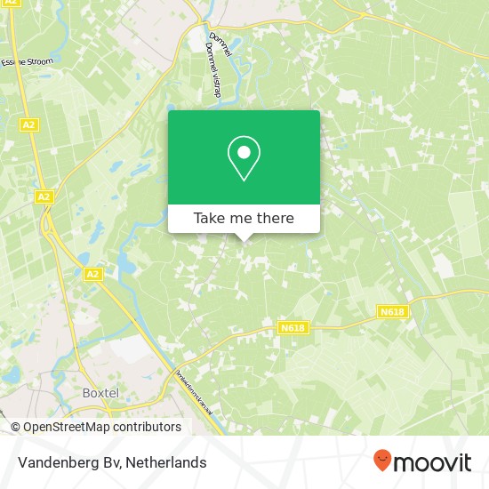 Vandenberg Bv kaart