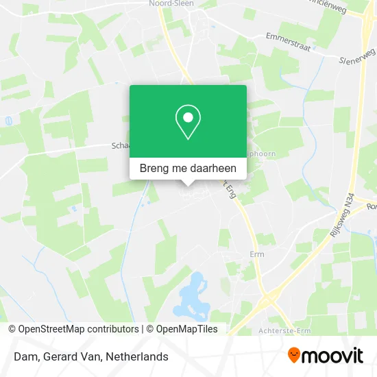 Dam, Gerard Van kaart