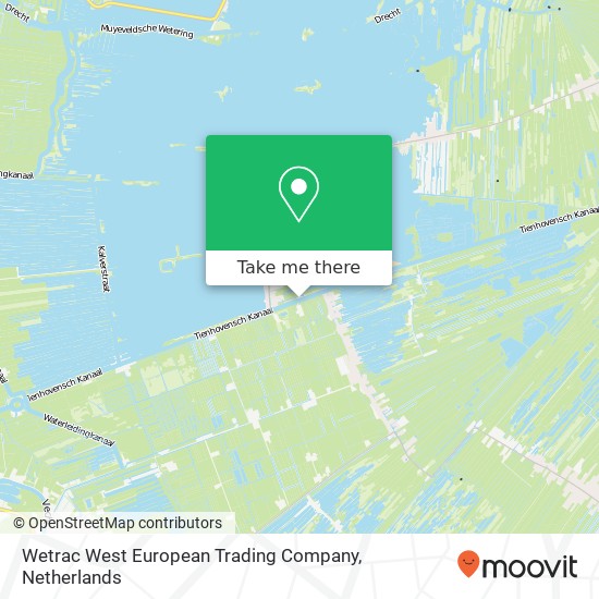 Wetrac West European Trading Company kaart