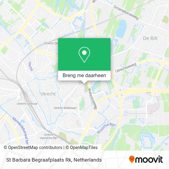 St Barbara Begraafplaats Rk kaart