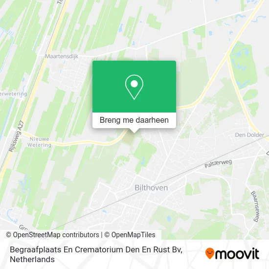 Begraafplaats En Crematorium Den En Rust Bv kaart
