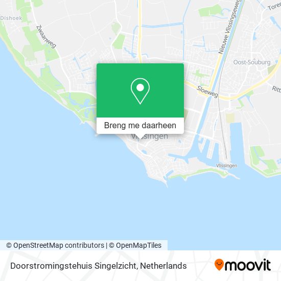 Doorstromingstehuis Singelzicht kaart