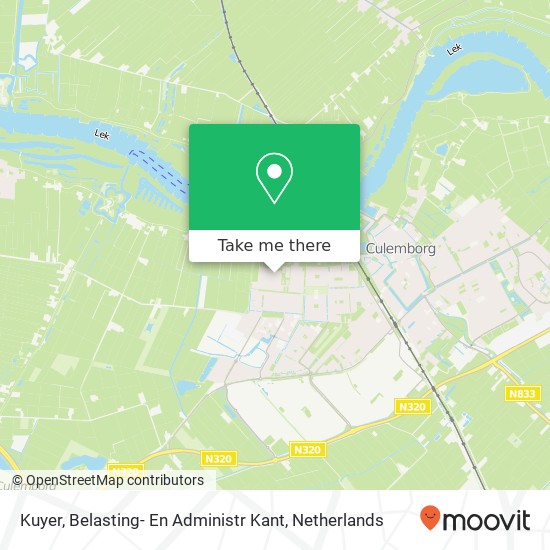 Kuyer, Belasting- En Administr Kant kaart