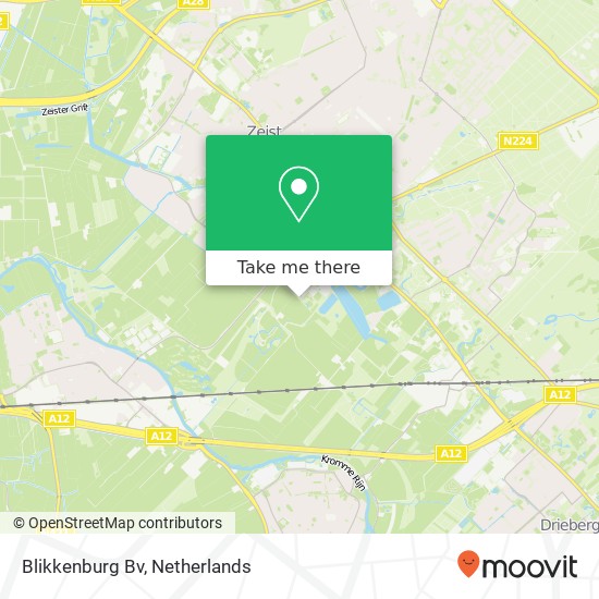 Blikkenburg Bv kaart