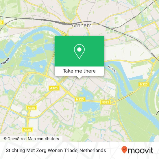 Stichting Met Zorg Wonen Triade kaart