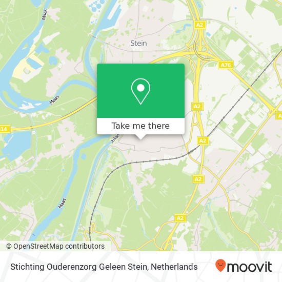 Stichting Ouderenzorg Geleen Stein kaart