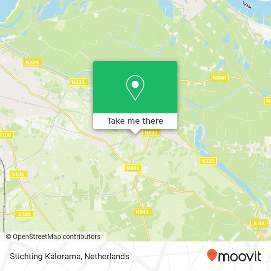 Stichting Kalorama kaart