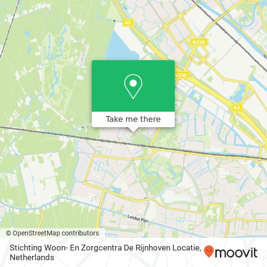 Stichting Woon- En Zorgcentra De Rijnhoven Locatie kaart