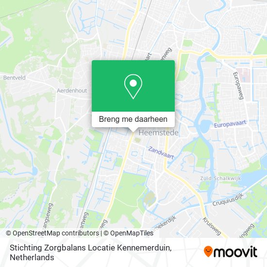 Stichting Zorgbalans Locatie Kennemerduin kaart