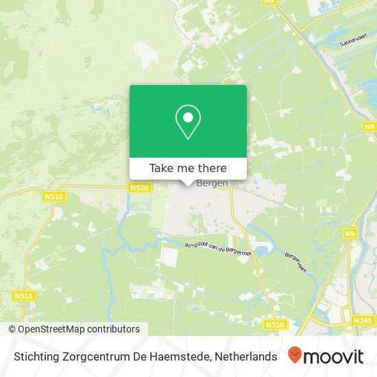 Stichting Zorgcentrum De Haemstede kaart