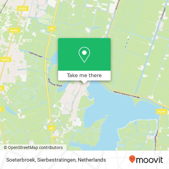 Soeterbroek, Sierbestratingen kaart