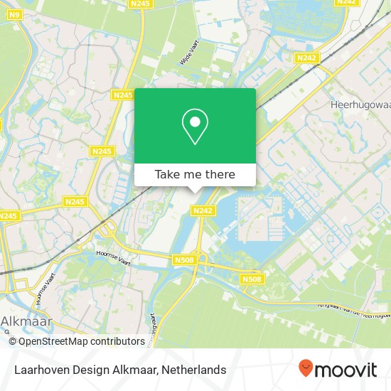 Laarhoven Design Alkmaar kaart