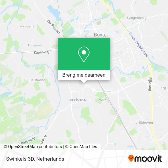 Swinkels 3D kaart