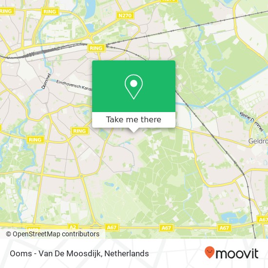Ooms - Van De Moosdijk kaart