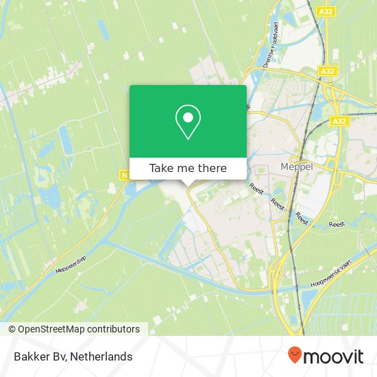 Bakker Bv kaart