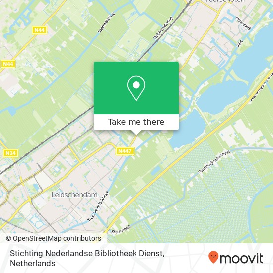 Stichting Nederlandse Bibliotheek Dienst kaart