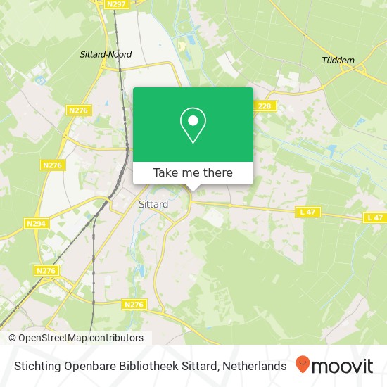 Stichting Openbare Bibliotheek Sittard kaart