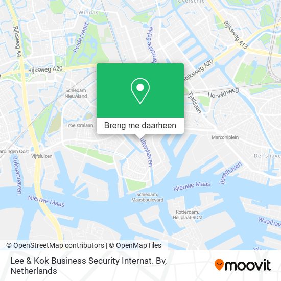 Lee & Kok Business Security Internat. Bv kaart