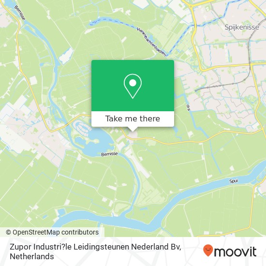 Zupor Industri?le Leidingsteunen Nederland Bv kaart