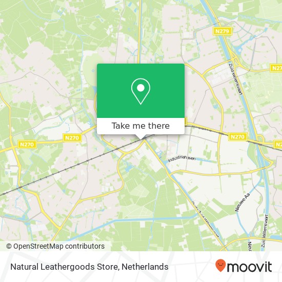 Natural Leathergoods Store kaart