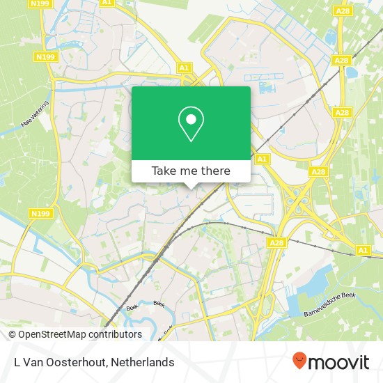 L Van Oosterhout kaart