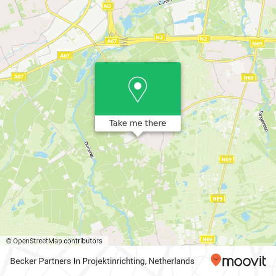 Becker Partners In Projektinrichting kaart