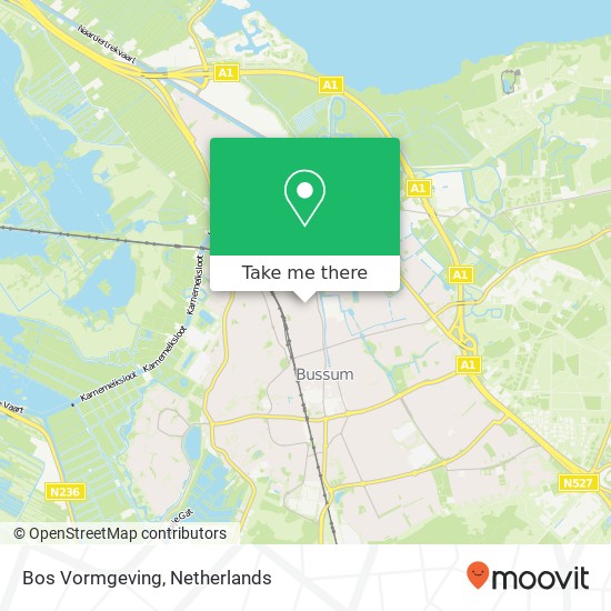 Bos Vormgeving kaart