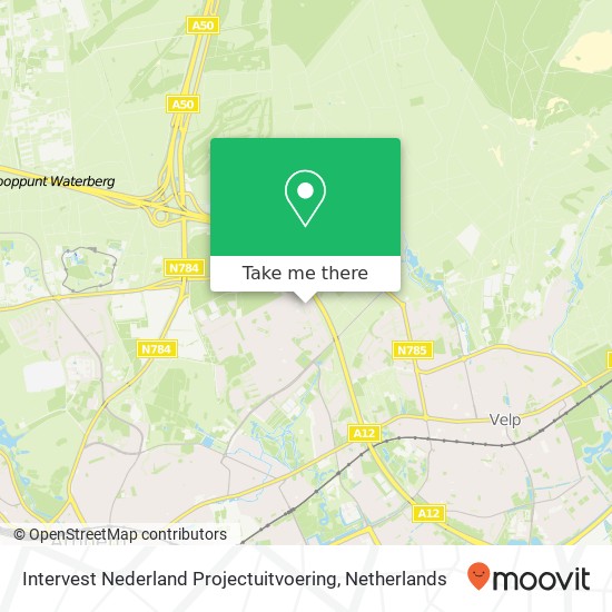 Intervest Nederland Projectuitvoering kaart