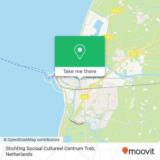 Stichting Sociaal Cultureel Centrum Treb kaart
